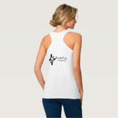 Sparko Sun Women's White Tank Tops (Rückseite Vollansicht)