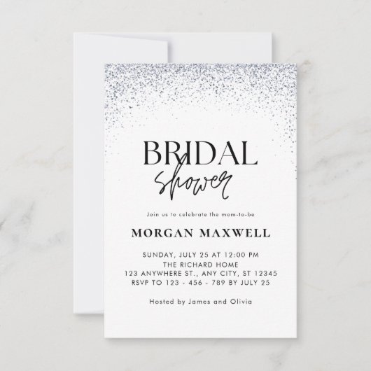 Sparkone Brautparty Disco Einladung (Vorderseite)