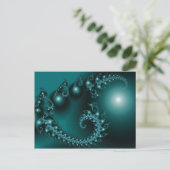 Sparkor 3 Abstraktes Fraktal Postkarte (Stehend Vorderseite)