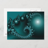 Sparkor 3 Abstraktes Fraktal Postkarte (Vorne/Hinten)