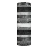 Sparkor in Silber und Schwarz Thermosbecher (Rückseite)