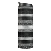 Sparkor in Silber und Schwarz Thermosbecher (Nach rechts gedreht)