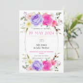 Sparks Fly Soiree Wedding Online-Einladung Einladung (Stehend Vorderseite)