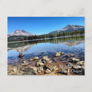 Sparks Lake, Oregon Postkarte