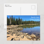 Sparks Lake Postkarte (Vorne/Hinten)