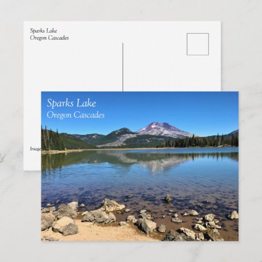 Sparks Lake Postkarte (Vorne/Hinten)