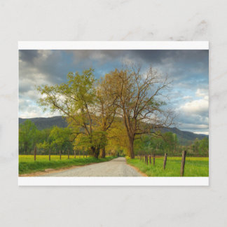 Sparks Lane Cades Cove Postkarte