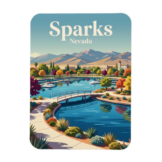 Sparks, Nevada Magnet (Vertikal)
