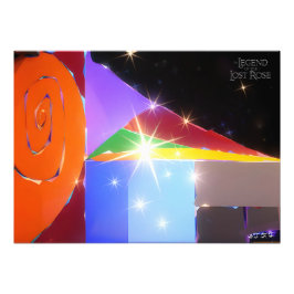 Spark's Rainbow Spiral Art Print Fotodruck