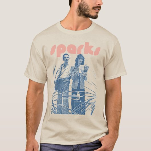 Sparks Retro Alternative Indie Pop Rock Music Duo T-Shirt (Vorderseite)