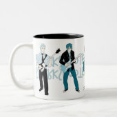 Sparkshooter Kaffee-Tasse - das Band Zweifarbige Tasse (Links)
