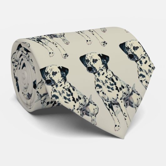 Sparky Dalmatiner Dog Krawatte (Gerollt)