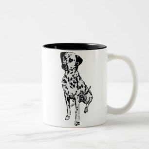 Sparky Dalmatiner-Hund Zweifarbige Tasse