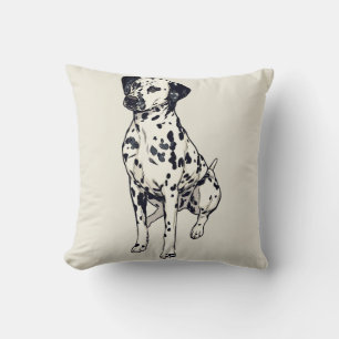 Sparky Dalmatiner Pop Art Raster Comic Hund Kissen