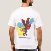 Sparky der Leuchtkäfer T-Shirt (Rückseite)