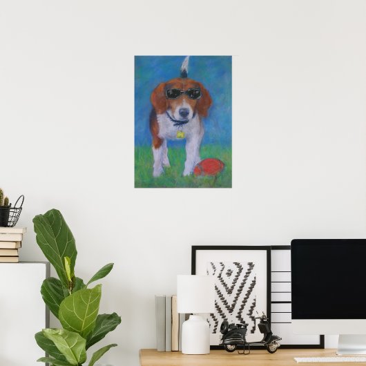 Sparky Dog: Cooles Poster sehen (Heimbüro)
