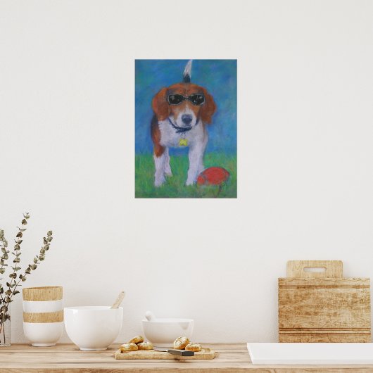Sparky Dog: Cooles Poster sehen (Küche)