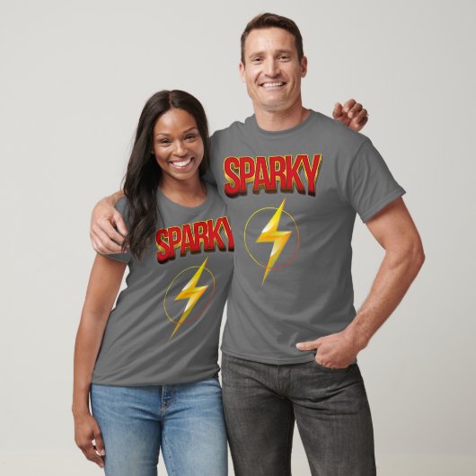 Sparky Funny Electrical Engineer Electrician Elect T-Shirt (Unisex)