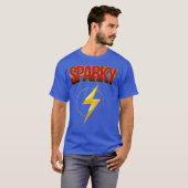 Sparky Funny Electrical Engineer Electrician Elect T-Shirt (Vorne ganz)