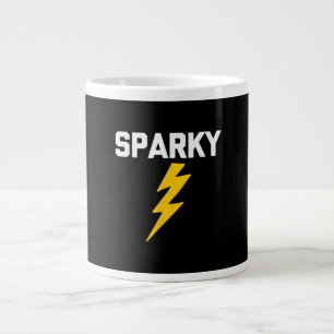 Sparky Funny Sprichwort Sarcastic Novelcian Electr Jumbo-Tasse