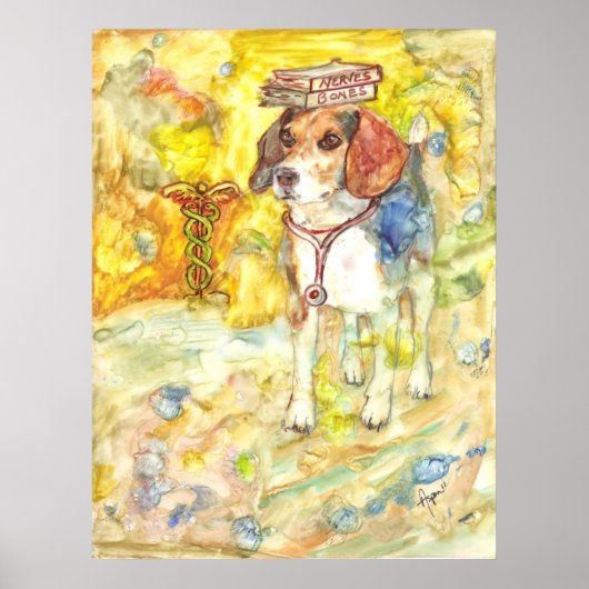 Sparky goes to medical school poster (Vorne)