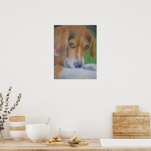 Sparky Hund: Augen Poster (Küche)
