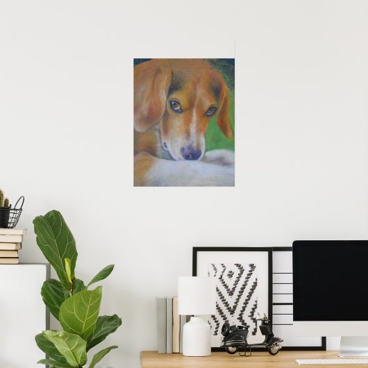 Sparky Hund: Augen Poster (Heimbüro)