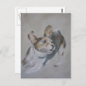 Sparky Hund: Laufen Postkarte (Vorne/Hinten)