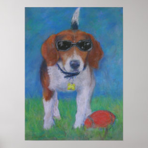 Sparky Hund:  Schauen des coolen Plakats Poster