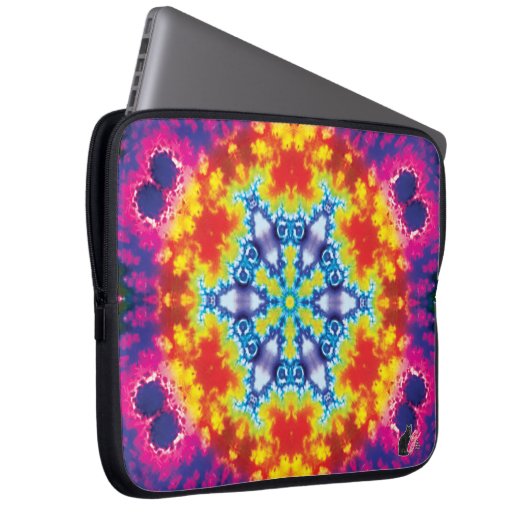Sparky Kaleidoscope Laptop Sleeve (Vorne Rechts)