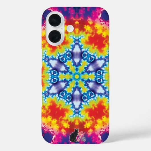 Sparky Kaleidoskop Case-Mate iPhone Hülle (Rückseite)