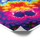 Sparky Kinetic Collage Kaleidoscope Poster (Ecke)