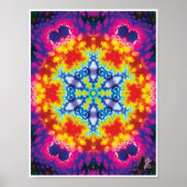 Sparky Kinetic Collage Kaleidoscope Poster (Vorne)