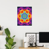 Sparky Kinetic Collage Kaleidoscope Poster (Heimbüro)