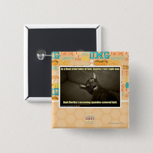 Sparkys letzter Anblick Button (Vorne & Hinten)