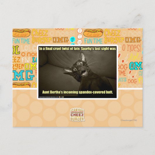 Sparkys letzter Anblick Postkarte (Vorderseite)