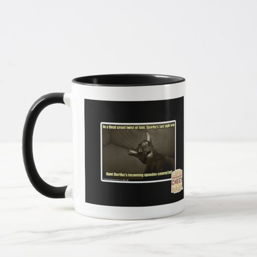 Sparkys letzter Anblick Tasse (Links)