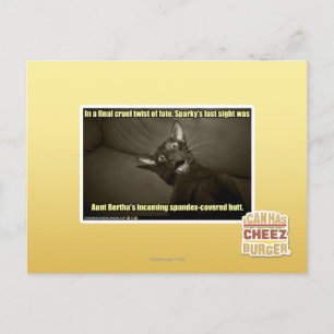 Sparkys letzter Blick Postkarte