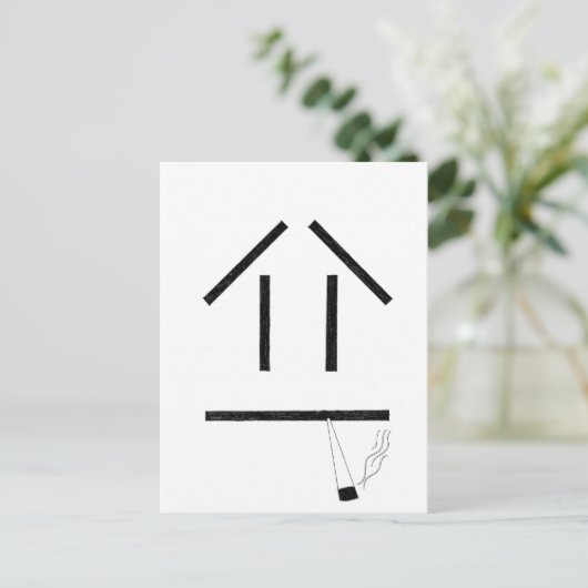 spärlich postkarte (Stehend Vorderseite)