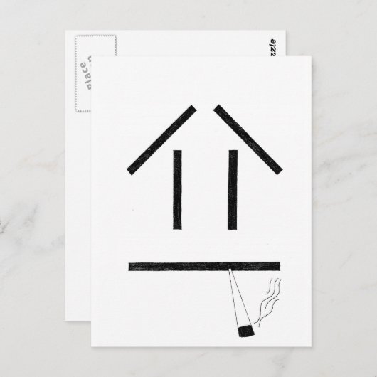 spärlich postkarte (Vorne/Hinten)