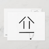 spärlich postkarte (Vorne/Hinten)