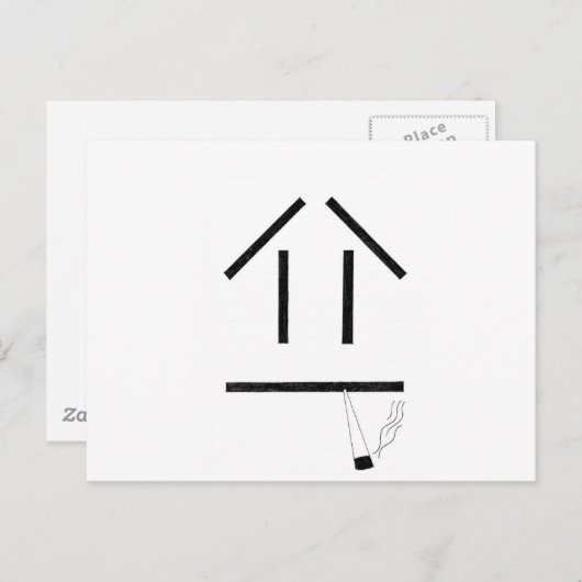 spärlich postkarte (Vorne/Hinten)