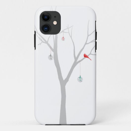 Spärlicher Weihnachtsbaum Case-Mate iPhone Hülle (Rückseite)