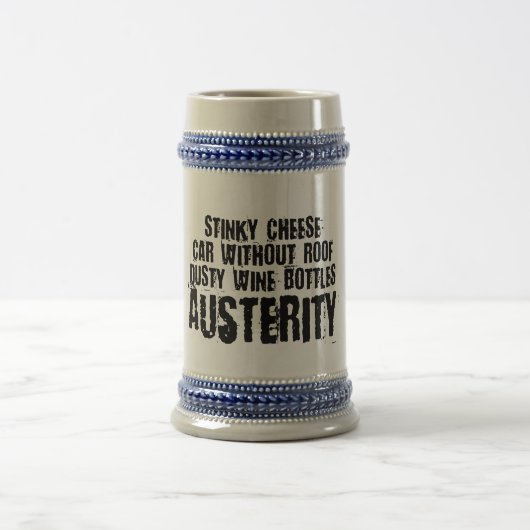 Sparmaßnahmen - Spartaner Lebensstil Bierglas (Mittel)