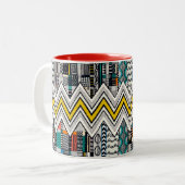 SPARRE-Gelbe Zwei-Tone-Tasse Zweifarbige Tasse (Vorderseite Links)