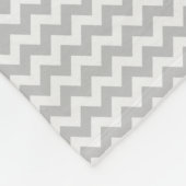 Sparren-Monogramm des Quatrefoil Muster-Silber-| Fleecedecke (Ecke)