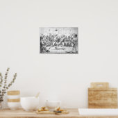 Sparring, 1817 poster (Küche)