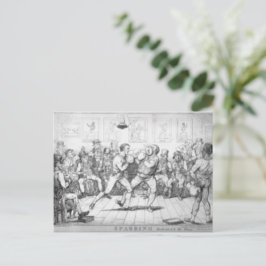 Sparring, 1817 postkarte (Stehend Vorderseite)
