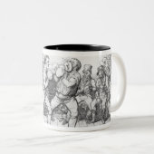 Sparring, 1817 zweifarbige tasse (VorderseiteRechts)