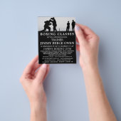 Sparring-Match, Boxing-Klasse-Werbe-Flyer Flyer (Gruppe)